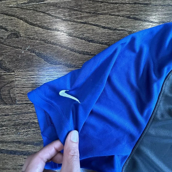 NFL New York Giants Nike Men's Performance Polo Shirt, Gray/Blue XL C0944 - Picture 7 of 10